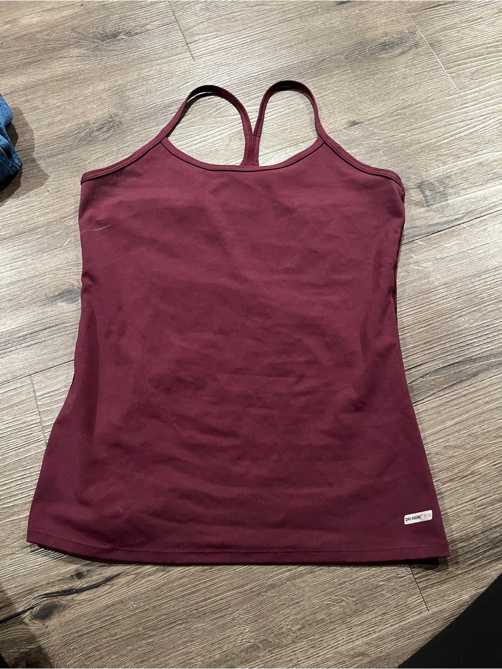 Athletic Works Women's Burgundy Racerback Tank